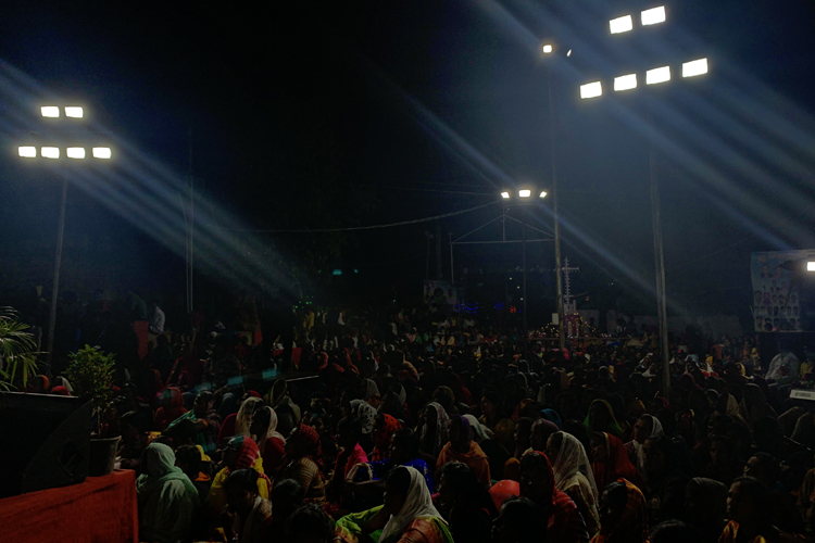 Thousands gathered at the three days prayer meeting held at Bidar, Karnataka by Grace Ministry on 26th, 27th and 28th of November, 2021 on the grounds of St Paul's Church. 